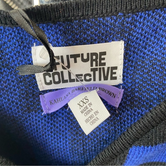 🔖 FUTURE COLLECTIVE x Target Kahlana Barfield V-neck Bralette Tank Top Sweater - Picture 8 of 10